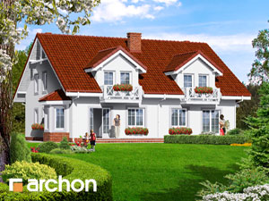 Проект дома ARCHON+ Дом под гинко 5