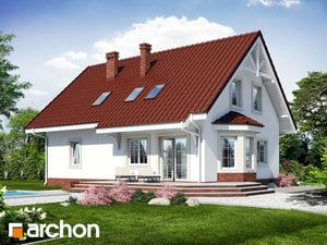 Проект дома ARCHON+ Дом в бархатцах 4