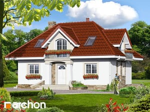 Проект дома ARCHON+ Дом в алоэ 2 (В)