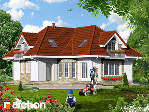 Проект дома ARCHON+ Дом в алоэ 2 (В)