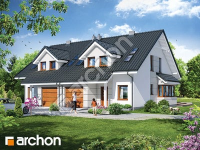 Проект дома ARCHON+ Дом в клематисах 7 (Б)