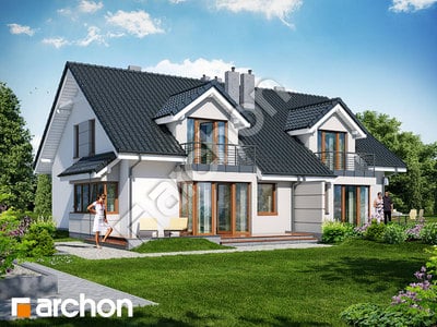 Проект дома ARCHON+ Дом в клематисах 7 (Б)