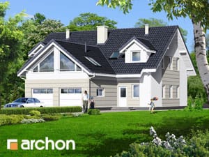 Проект дома ARCHON+ Дом в клематисах 6