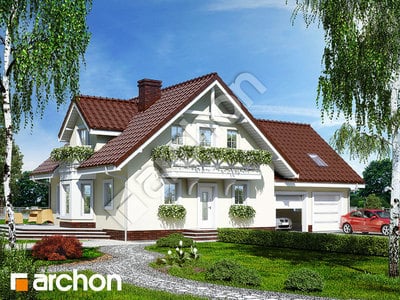 Проект дома ARCHON+ Дом в рододендронах 5 (Г2)