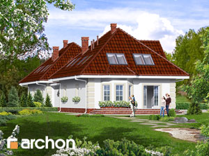 Проект дома ARCHON+ Дом в бархатцах 5