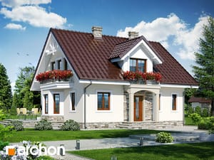 Проект дома ARCHON+ Дом в рододендронах 6 (В)
