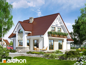 Проект дома ARCHON+ Дом в абрикосах 2
