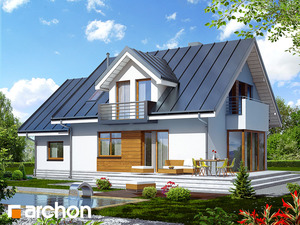 Проект дома ARCHON+ Дом в рододендронах 6 (Н)