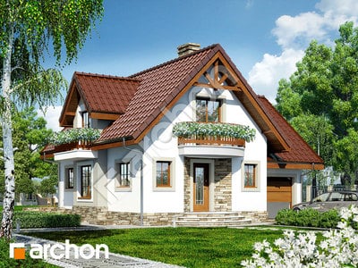 Проект дома ARCHON+ Дом в антоновке (ГП)