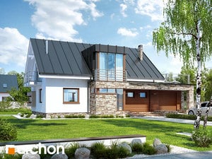 Проект дома ARCHON+ Дом под амбровым деревом 