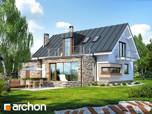 Проект дома ARCHON+ Дом под амбровым деревом 