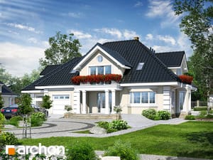 Проект дома ARCHON+ Дом во вьюнке 2