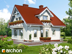 Проект дома ARCHON+ Дом в рододендронах (П)