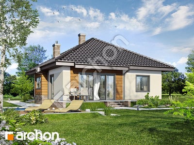 Проект дома ARCHON+  Дом в дерене