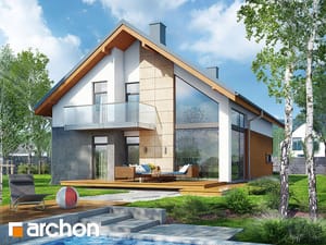 Проект дома ARCHON+ Дом в кирказоне