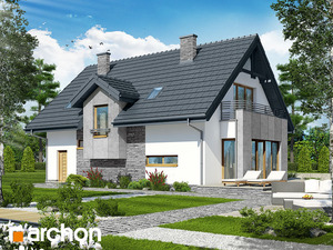Проект дома ARCHON+ Дом в мискантусе