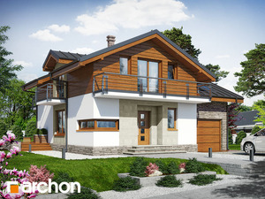 Проект дома ARCHON+ Дом в буддлеях
