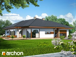 Проект дома ARCHON+ Дом в амаранте