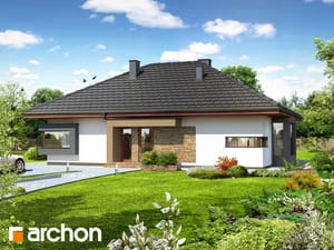 Проект дома ARCHON+ Дом под красной рябиной (Н)